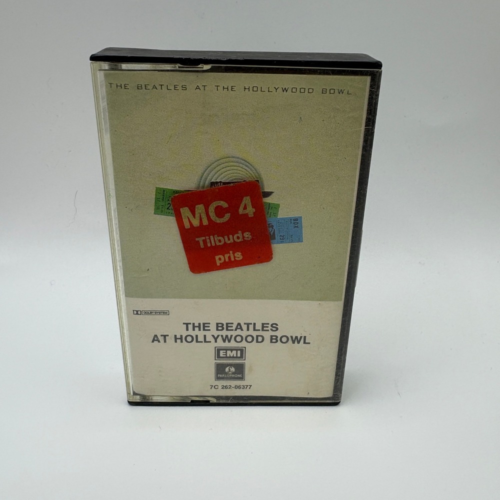 The Beatles At The Hollywood Bowl Cassette EMI Parlophone 7C 262-06377 Sweden